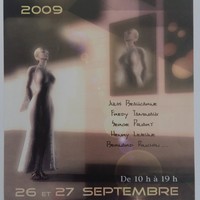 Affiche pour l'exposition Ecaussinnes Cite D'Art , (Ecaussinnes) , du 26 au 27 septembre 2009.